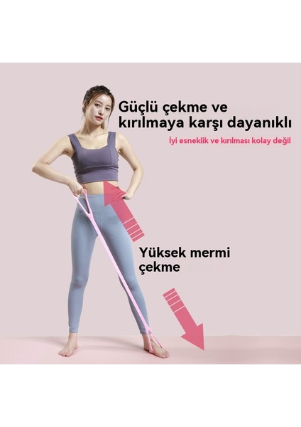 Ev Yoga Spor Silikon 35 Pound Halat Streç Halat (Yurt Dışından)