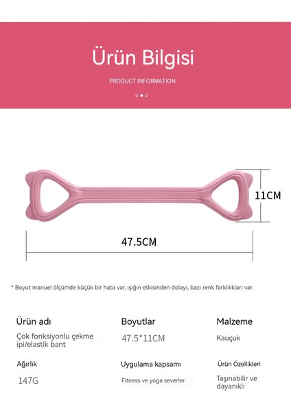 Ev Yoga Spor Silikon 35 Pound Halat Streç Halat (Yurt Dışından)