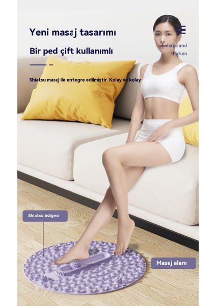 55 cm Çift Parça Ev Yoga Çok Fonksiyonlu Parmak Basma Ayak Masaj Pedleri (Yurt Dışından)