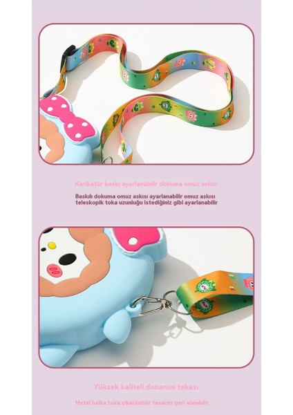 Çizgi Film Çocuk Silikon Tek Omuz Eğimli Bozuk Para Cüzdanı (Yurt Dışından) fiyatları