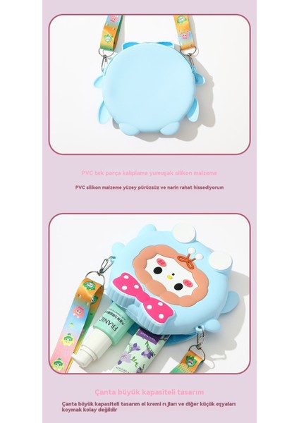 Çizgi Film Çocuk Silikon Tek Omuz Eğimli Bozuk Para Cüzdanı (Yurt Dışından) modelleri