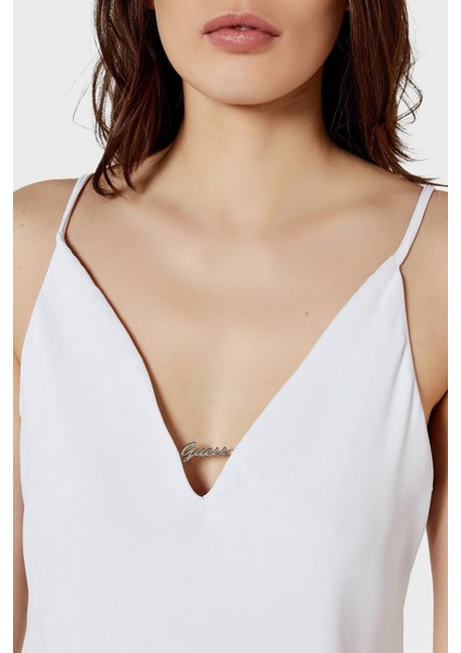 Caroline Regular Fit V Yaka Logolu Top W5GH58WGLD2 Bayan Top W5GH58 Wgld2 G011 modelleri