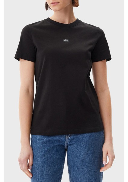 Pamuk Regular Fit Bisiklet Yaka T Shirt J20J225243BEH Bayan T Shirt J20J225243 Beh