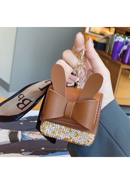 Moda Ins Rüzgar Anahtarlık Kulaklık Kolye Bozuk Para Cüzdanı (Yurt Dışından)