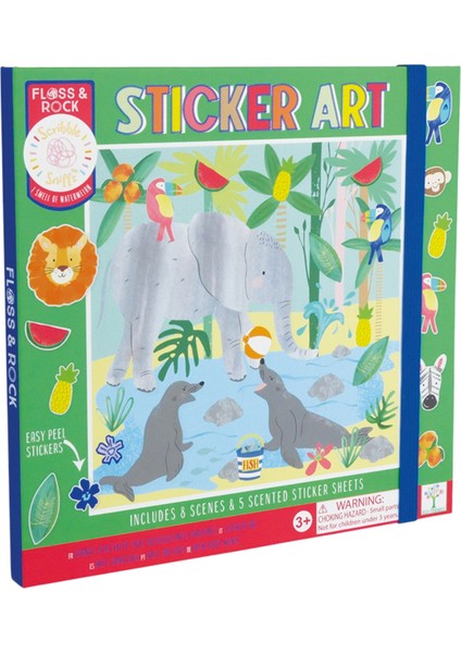 Kokulu Sticker Aktivite Kitabı / Jungle modelleri