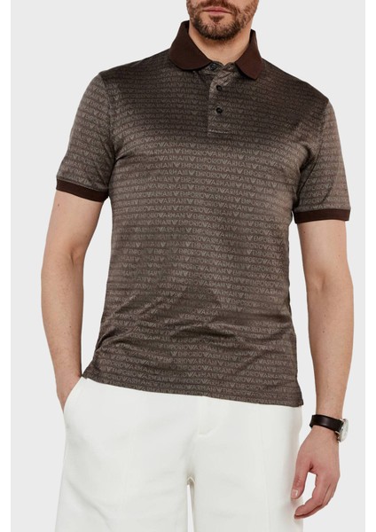 Jakarlı Pamuk Düğmeli Polo Yaka T Shirt Erkek Polo Yaka T Shirt EM000788 AF12916 F6052