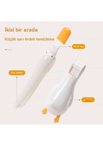 Sevimli Ördek Banyo Saç Temizleme Temizleme Saç Klipleri (Yurt Dışından)
