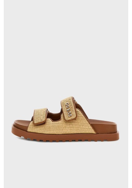 Fadelize Çift Bantlı Logolu Terlik FLJFDEFAP19 Bayan Terlik Fljfde FAP19 Tan fiyatları