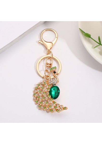 Tavuskuşu Alaşım Hafif Lüks Moda Kolye Çanta Anahtarlık (Yurt Dışından)