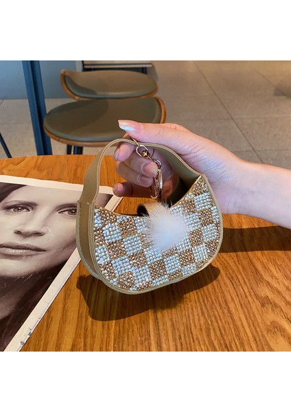 Eyer Mini Taşınabilir Anahtarlık Kolye Bozuk Para Cüzdanı (Yurt Dışından)