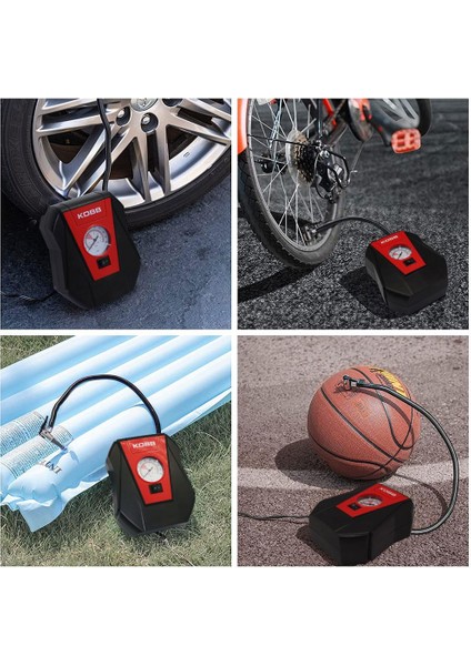 KB100 12VOLT 100 Psı Analog Göstergeli Hava Lastik Şişirme Pompası modelleri