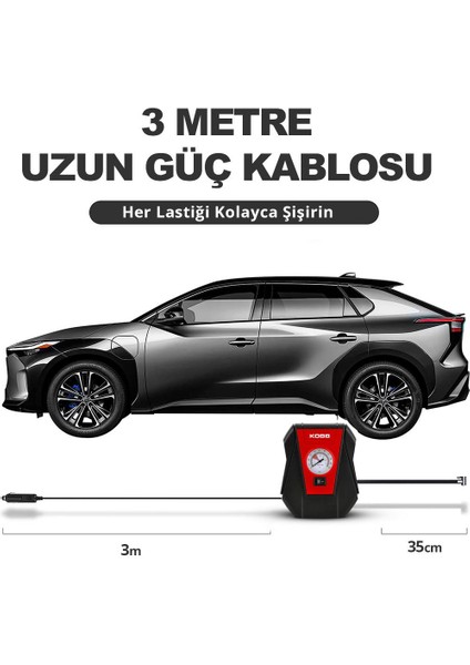 KB100 12VOLT 100 Psı Analog Göstergeli Hava Lastik Şişirme Pompası indirimleri