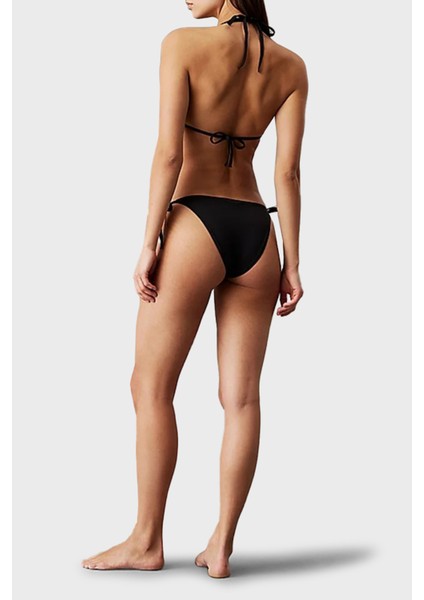 Logolu Bağlamalı Bikini Altı KW0KW02349BEH Bayan Bikini Altı KW0KW02349 Beh
