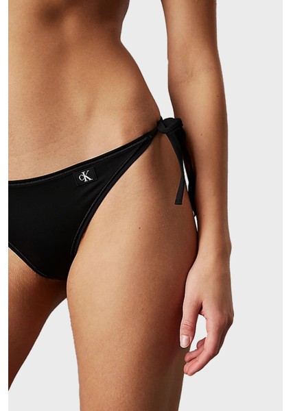 Logolu Bağlamalı Bikini Altı KW0KW02349BEH Bayan Bikini Altı KW0KW02349 Beh