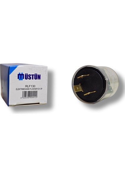 Üstün Flaşör 3 Terminal Elektromekanik Universal 12 Volt fiyatları