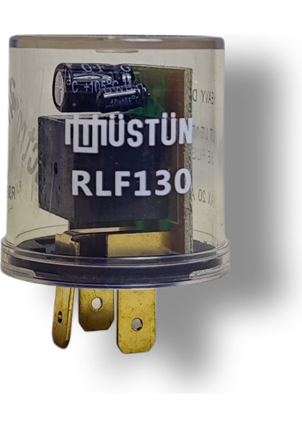 Üstün Flaşör 3 Terminal Elektromekanik Universal 12 Volt modelleri