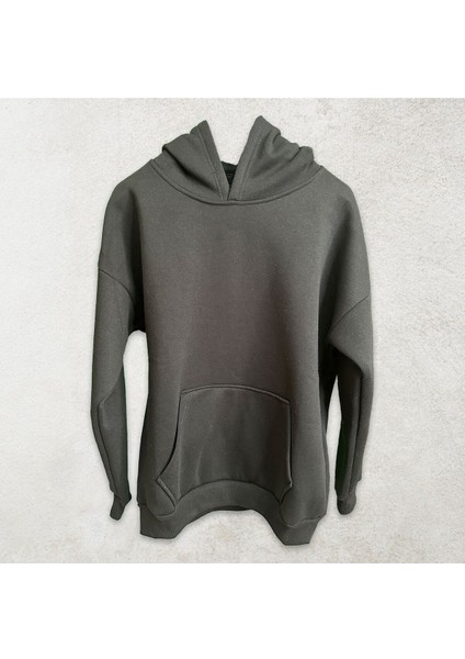 Stay Strong Never Give Up Baskılı Kapüşonlu Sweatshirt Hoodie Kalın Kumaş 3 Iplik Şardonlu fiyatları