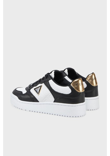 Miram6 4g Kabartmalı Logolu Sneaker Ayakkabı FLJMI6FAL12 Bayan Ayakkabı Fljmı6 FAL12 Blkbr