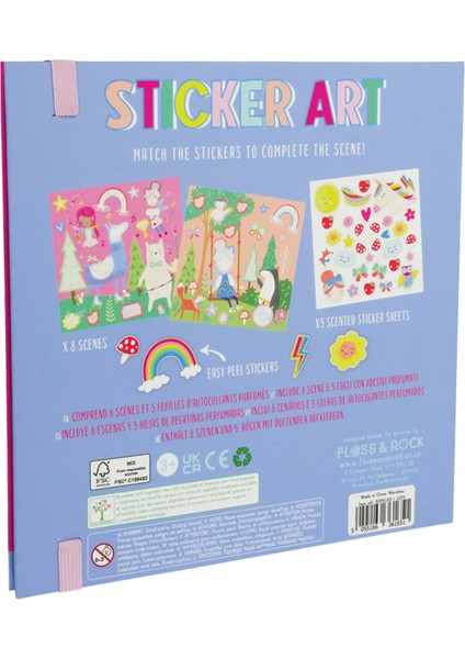 Kokulu Sticker Aktivite Kitabı / Rainbow Fairy modelleri