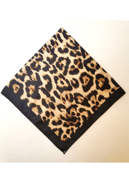 Siyah Leopar Fular