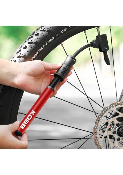 KB2203 87 Psı Bisiklet Lastik Şişirme Taşınabilir Mini El Pompası + Bisiklet Montaj Aparatı