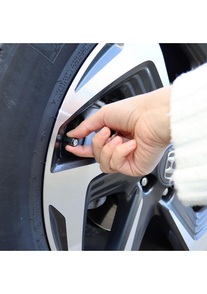 MC34273 Michelin Logolu Metal Universal Sibop Kapağı 4 Adet