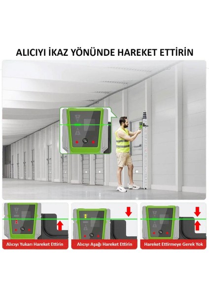 KBL8RG 60 m Lazer Hizalama Dedektörü