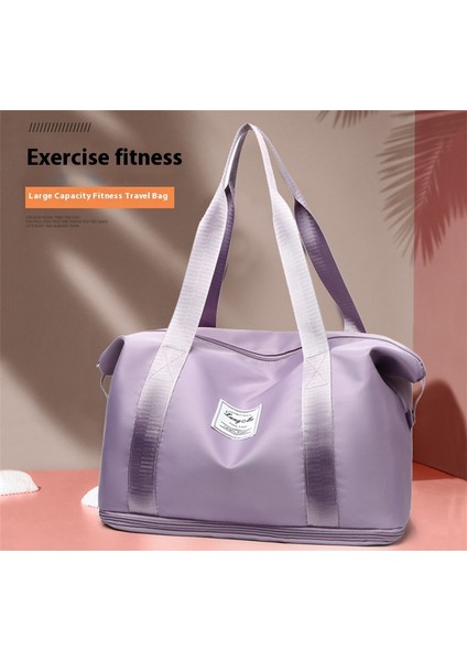 Fitness Spor Kuru ve Islak Ayırma Katlanabilir Çanta El Tipi Seyahat Çantası (Yurt Dışından) fiyatları