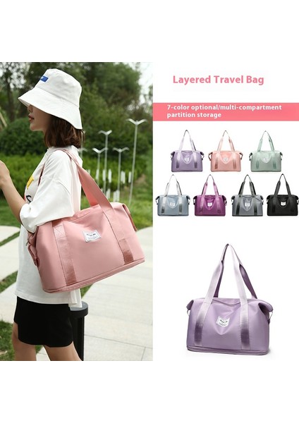 Fitness Spor Kuru ve Islak Ayırma Katlanabilir Çanta El Tipi Seyahat Çantası (Yurt Dışından) indirimleri