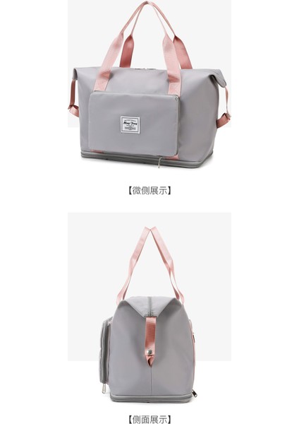 Katlanabilir Büyük Kapasiteli Kuru ve Islak Ayırma Yoga Seyahat Çantası (Yurt Dışından) fırsatları