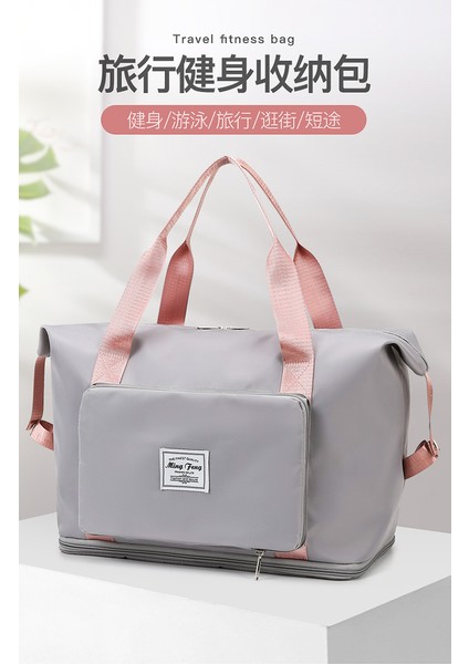 Katlanabilir Büyük Kapasiteli Kuru ve Islak Ayırma Yoga Seyahat Çantası (Yurt Dışından) fiyatları