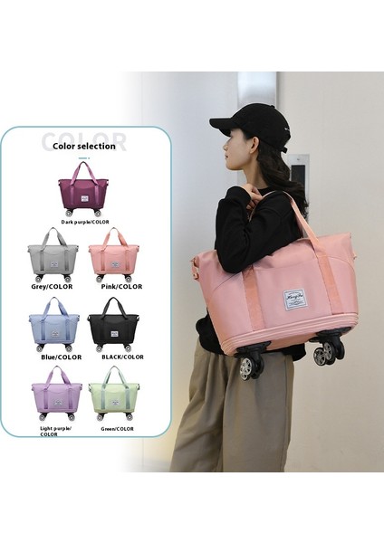 Genişletilebilir Şık Islak ve Kuru Ayırma Büyük Kapasiteli Kasnaklı Seyahat Çantası (Yurt Dışından) fırsatları