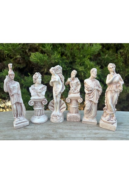 Imosas Yunan Mitoloji Heykel 6lı Set