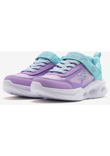 Skechers Sola Glow - Ombre Deluxe Büyük Kız Çocuk Mavi Işıklı Spor Ayakkabı 303714L Tqlv modelleri