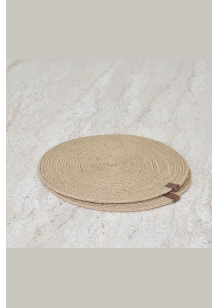 Hasır Jüt Ip Supla / Amerikan Servis - 32 cm (2 Adet) fiyatları