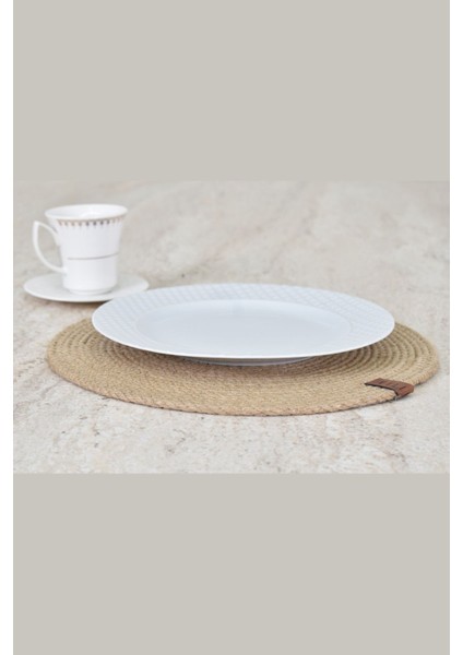 Hasır Jüt Ip Supla / Amerikan Servis - 32 cm (2 Adet) indirimleri