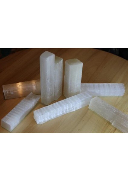 Selenit Taşı Çubuk Kütle (80-99 Gram)