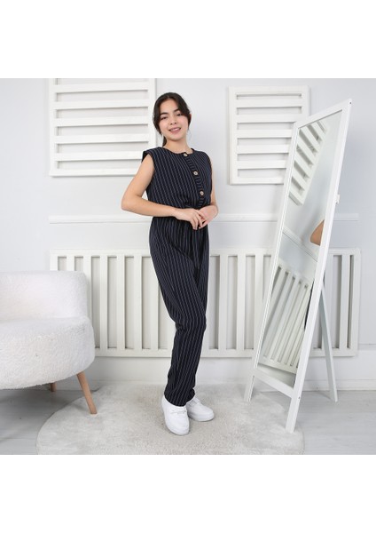 Kız Çocuk Tulum Çizgili