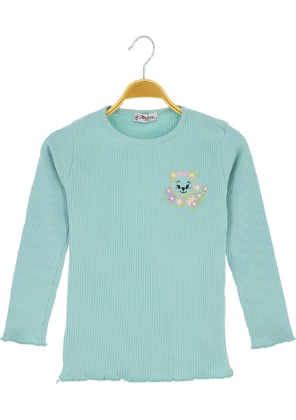 Kız Çocuk Bluz Nakışlı
