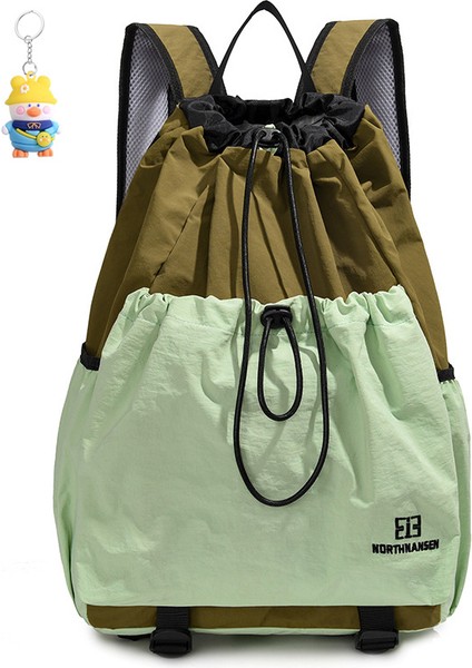Okul Çantası Ipli Kadın Gündelik Başlangıç Sırt Çantası Hafif Açık Dağcılık Çantası Spor Bisiklet Sürme Küçük Sırt (Yurt Dışından)