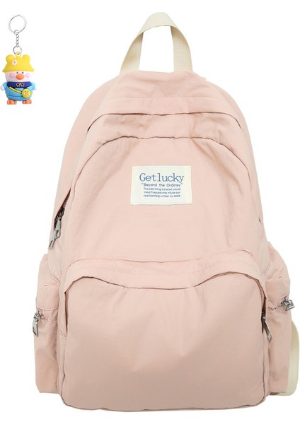 Okul Çantası Kız Üniversite Öğrencisi Moda Basit Seyahat Sırt Çantası Kız Lise Spor Sırt (Yurt Dışından)