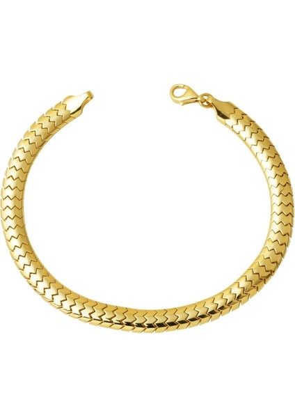 Balık Sırtı 14 Ayar Altın Bileklik BIL03