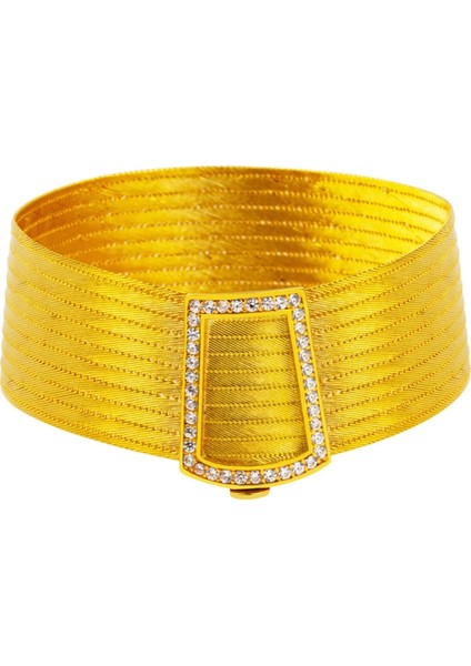 11 Sıra Taşlı Tokalı Trabzon Hasır Bileklik BIL30