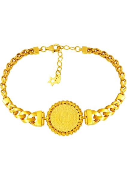 Çift Zincirli Dorikalı Çeyrek Bileklik BIL69