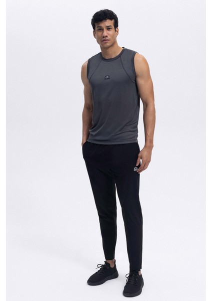 Regular Fit Normal Bel Fermuarlı Dar Paça Jogger Pantolon Erkek Pantolon EM440