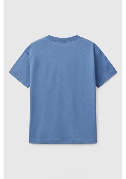Baskılı Regular Fit Pamuklu Uzun Kollu Bisiklet Yaka T Shirt Erkek Çocuk T Shirt 3I1XC10N5 fiyatları