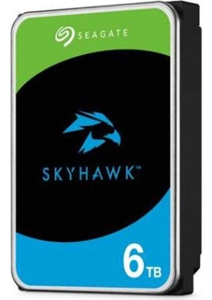 Seagate 6tb Skyhawk 3,5" 256MB 5900 ST6000VX009 Harddisk (Koyuncu Distribitör Ürünü)