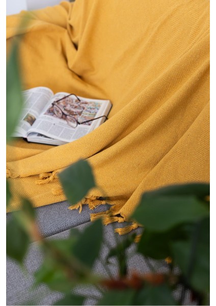 Hardal Koltuk Örtüsü Balık Sırtı Desen 180*210 fiyatları