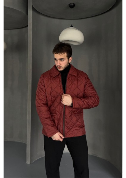 Erkek Regular Fit Içi Desenli Rahat Şık Mont modelleri