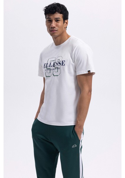 Baskılı Pamuklu Regular Fit Bisiklet Yaka T Shirt Erkek T Shirt EM455